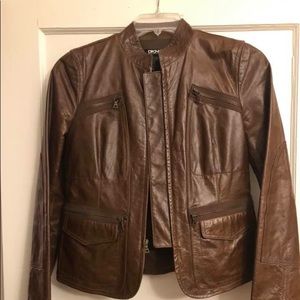 DKNY Italian Leather Calf Jacket
